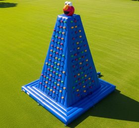 T11-4457 Tickle Me Elmo Theme Inflatable Climbing Wall