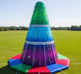 T11-4495 Alien Theme Inflatable Climbing Wall