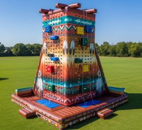 T11-4496 American Indian Theme Inflatable Climbing Wall