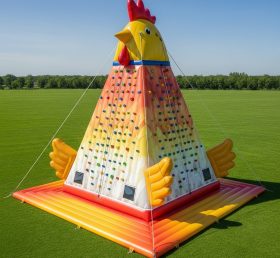 T11-4525 Chicken Theme Inflatable Climbing Wall