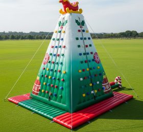 T11-4534 Christmas Theme Inflatable Climbing Wall