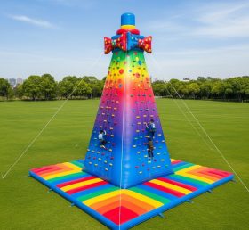 T11-4544 Clown Theme Inflatable Climbing Wall