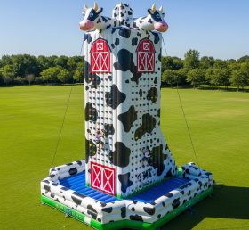 T11-4547 Cow Theme Inflatable Climbing Wall