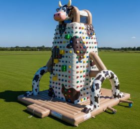 T11-4548 Cow Theme Inflatable Climbing Wall