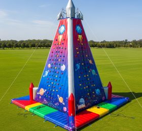 T11-4685 Rocket Theme Inflatable Climbing Wall