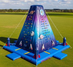 T11-4696 Space Theme Inflatable Climbing Wall