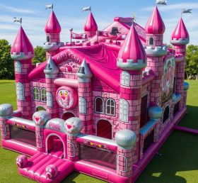 T5-2114 Pink Panther Theme Inflatable Castles