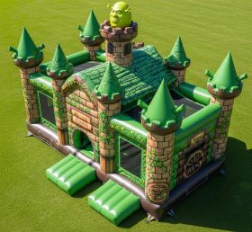 T5-2142 Shrek Theme Inflatable Castles
