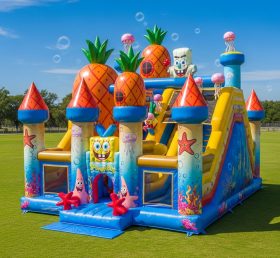 T5-2153 Spongebob Theme Inflatable Castles
