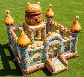 T5-2211 Winnie the Pooh Theme Inflatable Castles