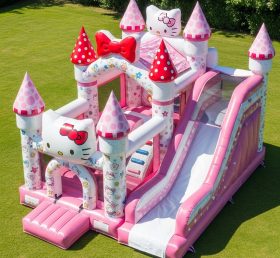 T5-2321 Hello Kitty Theme Inflatable Castles