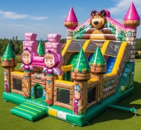 T5-2352 Masha and the Bear Theme Inflatable Castles