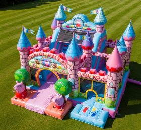 T5-2402 Peppa Pig Theme Inflatable Castles