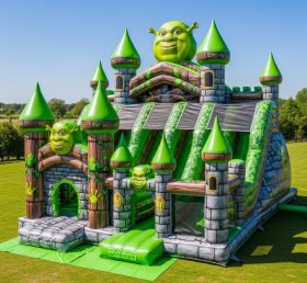 T5-2446 Shrek Theme Inflatable Castles