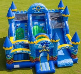 T5-2458 Sonic Theme Inflatable Castles