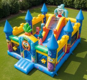 T5-2464 Spongebob Theme Inflatable Castles
