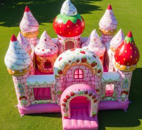 T5-2474 Strawberry Shortcake Theme Inflatable Castles