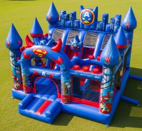 T5-2479 Superhero Theme Inflatable Castles