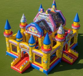 T5-2515 The Simpsons Theme Inflatable Castles