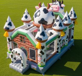 T5-2591 Cow Theme Inflatable Castles