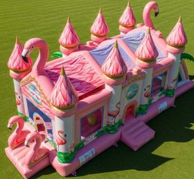 T5-2637 Flamingo Theme Inflatable Castles