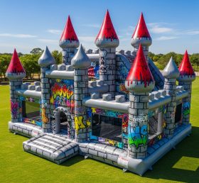 T5-2645 Graffiti Theme Inflatable Castles