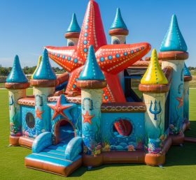 T5-2749 Starfish Theme Inflatable Castles
