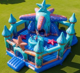 T5-2750 Starfish Theme Inflatable Castles