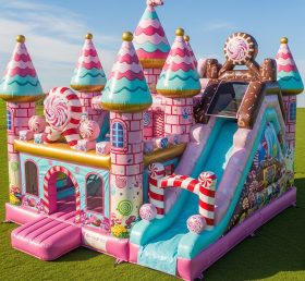 T5-2838 Candy Theme Inflatable Castles