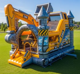 T5-2925 Excavator Theme Inflatable Castles