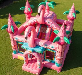 T5-2940 Flamingo Theme Inflatable Castles