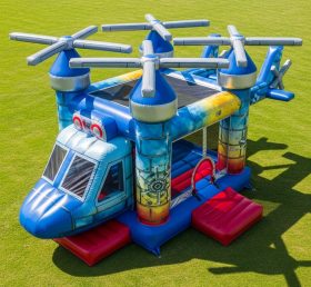 T5-2962 Helicopter Theme Inflatable Castles