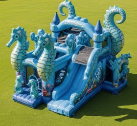 T5-3059 Seahorse Theme Inflatable Castles