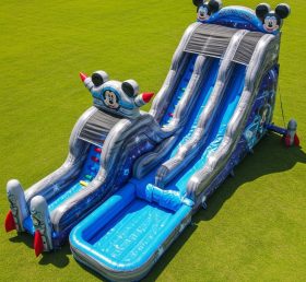 T8-9301 Mickey & Minnie Theme Inflatable Water Slide