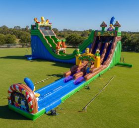 T8-9369 The Simpsons Theme Inflatable Water Slide