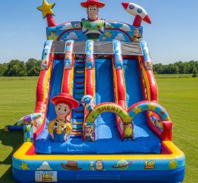 T8-9379 Toy Story Theme Inflatable Water Slide