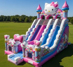 T8-9400 Hello Kitty Theme Inflatable Dry Slide