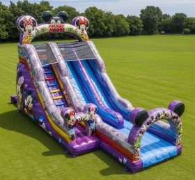 T8-9404 Mickey & Minnie Theme Inflatable Dry Slide