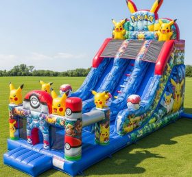 T8-9413 Pokemon Theme Inflatables Dry Slide