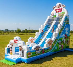 T8-9426 Timmy Time Theme Inflatable Dry Slide