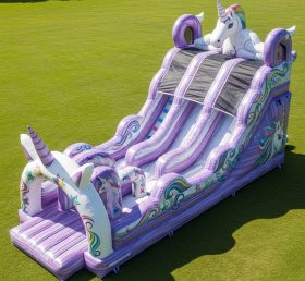 T8-9430 Unicorn Theme Inflatable Dry Slide