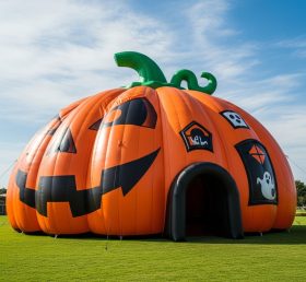 Tent1-6059 Halloween Pumpkin Theme Inflatable Tent