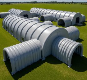 Tent1-6176 Gray Modular Inflatable Tent