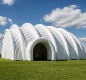 Tent1-6177 White Arch Dome Inflatable Tent