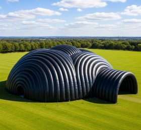 Tent1-6244 Black Dome Inflatable Dome Tent